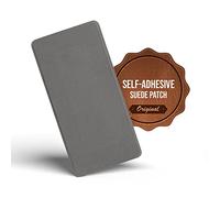 Suede Repair Patch Self Adhesive for Sofa, Car Seat - Grey 20×10cm | The original all-in-one suede repair kit by MastaPlasta - soft flexible microfibre for suede and velvet; made in the UK