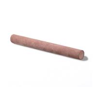 Suede Singing Bowl Mallet - Full Suede Striking Stick for Singing Bowls and Crystal Bowls - Soft Leather Meditation Bowl Accessory for Sound Healing, Yoga and Mindfulness (Brick red)