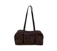 Suede Tote Bag For Women Womens Purse Handbag Brown Retro Top Handle Bag Fashion Shoulder Satchel Work Bags Handbags for Women Shoulder Bags (Coffee, One Size)