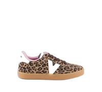 Victoria Womens Leopard Berlin Suede Trainer