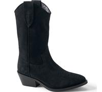 Suede Western Boots lands end Black 8
