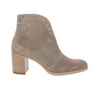 Suede Women`s Ankle Boots - female - Nerogiardini - Heeled Boots - Beige - 3 UK - Shoes 3 UK