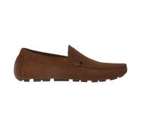 Suede Woven Print Loafer - male - Baldinini - Loafers - Brown - 9 1/2 UK - Shoes 9 1/2 UK