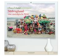 Südengland - eine nostalgische Reise (hochwertiger Premium Wandkalender 2026 DIN A2 quer), Kunstdruck in Hochglanz: Entlang der Kanalküste Englands ... aus einer Zeit, die heute noch Gegenwart ist.
