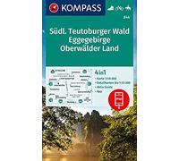 Südlicher Teutoburger Wald + Aktiv Guide (844): Wanderkarte mit Aktiv Guide und Rad- und Reitwegen.