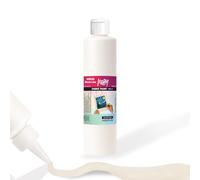 SÜDOR Fabric Paint 500 ml Washable Textile Paint T-Shirt Colour for Light Fabrics Machine Washable Textile Paint Fabric Paint Fixation by Ironing (White), SD915