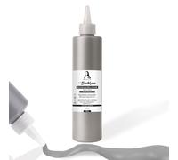 SÜDOR Fabric paint 500ml. Washable textile paint. T-shirt paint for light fabrics. Machine washable, wash-resistant. Fabric paint fixation by ironing (silver)