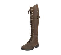 Suedwind Longford All Year Waterproof Ladies Leather Riding Boots - Polo Laces, YKK Zip & Ortholite Insole - Black or Brown - Size 3-9, Brown, 6 UK