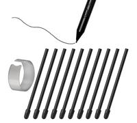 SUEEWE 10 Pcs Tips Nibs for WACOM Pro Pen 3, Intuos Pro M ( PTK670)/S(PTK470)/L( PTK870) & Cintiq 16 ( DTK168K)/Cintiq 24 (DTK246)/Cintiq 24 Touch(DTH246) & Graphic Tablet DTH135/172, Black