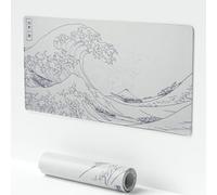SUEHIODHY Kanagawa Japanese Sea Wave Large Mouse Pad, Non-Slip Desk Mat for Desk, 60 x 30 cm for Gaming, Office and Home