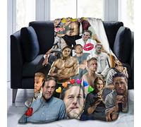 Suehome Blanket Charlie Hunnam Soft and Comfortable Wool Fleece Throw Blankets for Sofa Office car Camping Yoga Travel Home Decoration Cozy Plush Beach Blanket Gift