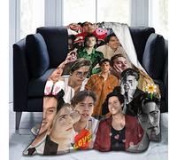 Suehome Blanket Cole Sprouse Soft and Comfortable Wool Fleece Throw Blankets for Sofa Office car Camping Yoga Travel Home Decoration Cozy Plush Beach Blanket Gift