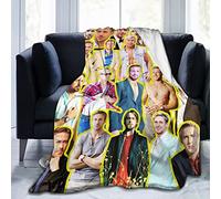 Suehome Blanket Ryan Gosling Soft and Comfortable Wool Fleece Throw Blankets for Sofa Office car Camping Yoga Travel Home Decoration Cozy Plush Beach Blanket Gift