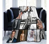 Suehome Blanket Ryan Reynolds Soft and Comfortable Wool Fleece Throw Blankets for Sofa Office car Camping Yoga Travel Home Decoration Cozy Plush Beach Blanket Gift