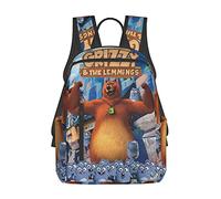 Suehome Grizzy and Lemming Backpack Travel Bookbag Shoulders Bookbag Hiking Daypack Laptop Rucksack For Girls Boys