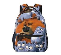 Suehome Grizzy&The Lemmings Backpack Cute Bookbag Schoolbags Funny School Backpacks Lightweight Laptop Bag Travel Hiking Waterproof Daypack
