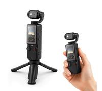 Sueirn 4k Gimbal Vlogging Camera, 180° Portable Pocket Cam with AF Focusing | 4k/60fps, 5MP AF Face Focus, 3-axis Stabilization, 180° Manual Lens Rotation, Webcam Features, 220min Battery Life for Travel