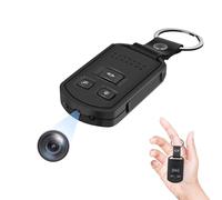 Sueirn Car Key Hidden Camera, 1080P HD Nanny Cam No WiFi Needed, Mini Spy Video Recorder for Home/Office Security Indoor & Outdoor
