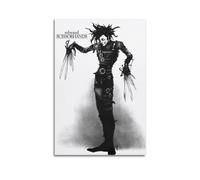 SUEJGUSJLU Movie Edward Scissorhands Poster Poster Decorative Painting Canvas Wall Posters And Art Picture Print Modern Family Bedroom Decor Posters 08x12inch(20x30cm)