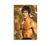 SUEJGUSJLU Superstar Bruce Lee Poster Poster Decorative Painting Canvas Wall Posters And Art Picture Print Modern Family Bedroom Decor Posters 20x30inch(50x75cm)