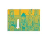 SUELEY Goodnight Punpun Manga Oyasumi Punpun Poster 4 Picture Print Canvas Poster Wall Paint Art Posters Decor Modern Home Artworks 08x12inch(20x30cm)