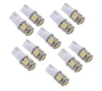 Sueooudh 10x T10 194 168 W5W 5 SMD 5050 LED Night Light Bulb Lamp Xenon White for Car