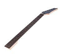 Sueooudh 24 Frets New Replacement Maple Neck Rosewood Fretboard Fingerboard for Electric Guitar Black