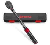 SUERCUP 9.5mm Click Torque Wrench 6.8-61Nm ±3% High Precision 72 Teeth for Bike Motorcycle Car Repair