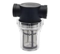 Suerhatcon Pipeline Filter 1 Inch Water Pump Filter with 100 Mesh Stainless Steel Strainer, Inline Mesh Sieve, Water Pump Filter for Garden Watering