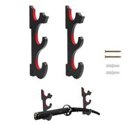 Suerhatcon Wooden Sword Stand 3 Tier Katana Wall Mount Sword Display Holder for Cosplay Blade, Lightsaber, Samurai Sword