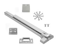 suermany Hardware Push Bar Panic Exit Device for Emergency Exit Doors, Aluminum Finish Commercial Panic Bar Door Handle, Push Bar for Exit Door, Panic Bar Lock, Push Bar Door Handle for Safety