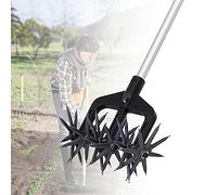 Suerthy Garden Tiller, Adjustable Cultivator & Rotavator to Break Up Soil for Lawn, Vegetable Patch & Allotment, for Lawn, Vegetable Patch & Allotment
