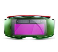 SuerZaro LCD True Color Auto Darkening Welding Goggles, Solar Powered Welding Glasses with 10 Replacement Lens, Anti-Glare Welding Glasses, Welder Glasses Safety Protective for Tig Mig Mma Plasma Cut
