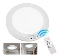 SuerZaro Motion Sensor Ceiling Light, Rechargeable Wireless Ceiling Light, 5000mAh Battery Operated Pir Light Motion Activated Overhead Lighting for Shower Shed Pantry Hallway Porch