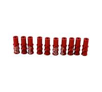 Sues Flush-Mount Gear Cable Brake and Gear Cable Replacement Part Accessories End Cap Supports for Brake Cable - Pack of 10), red, 4mm für Schaltkabelgehäuse