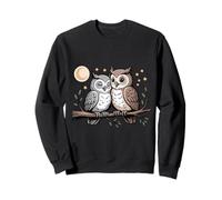 Süßes Eulen Vogel Eule Paar Liebe Sweatshirt