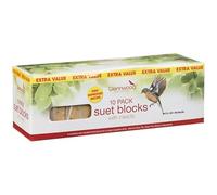 Suet Blocks 10pk - Wild Bird Suet Blocks - Bird Food Treat - Mealworm and Insects - A Nutritious Food Source - Ideal For Blue Tits - Great Tits - Robins And BlackBirds - Garden Birds Treats