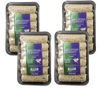 Suet Logs for Wild Birds Bundle Contains Insect & Mealworm Garden Nuggets Total 24 Logs