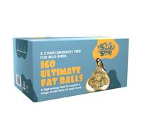 Suet Shop - 160 Ultimate Suet Fat Balls, Bulk Box - High Energy Bird Food with Human Grade Beef Tallow, Peanuts & Black Sunflower Seeds - All-Season Fat Balls for Wild Birds - Manufactured In The UK