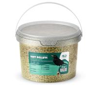 Suet Shop - Peanut & Insect Suet Pellets, 3kg Resealable Tub - Wild Bird Food Enriched with Human Grade Beef Tallow, High in Energy & Protein - All-Season Bird Feed - Manufactured In The UK