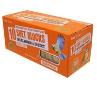 Suet To Go - Bird Suet Block Value Pack Mealworm & Insect x Size: 300 Gm x Size: 10 Pack