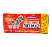 Suet To Go Blocks Flow Packed Mealworm Value Srp Plastic Free 280G X 10