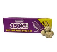 Suet To Go Insect Suet Balls 150x85g - 150 Pack (85g per Suet Ball) - Bulk Premium Wild Bird Food