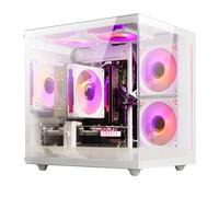 suevery Desktop Computer, Core i5-12400F, Gaming PC, RTX 3050 6G, 32G DDR4 RAM, 1TB NVME SSD, Prebuilt Tower Computers for Gaming, Home and Business