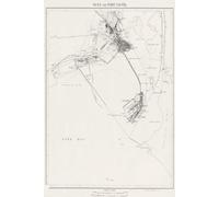 Suez Egpyt Map Journal: Vintage Map Notebook