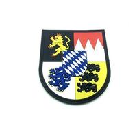 Sufe Bavarian Coat Of Arms German Crest Munich Nuremberg Airsoft PVC Patch - 1pc - 65mm x 80mm - Multi-coloured - Sew-on