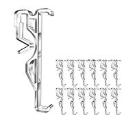 Sufe Gathukila 12 PCS Clear Plastic Valance Clips for Blinds, Window Blind Clips, 2.5 Inch Tall