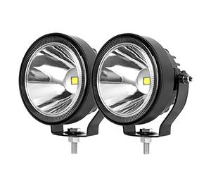SUFEMOTEC LED Spot 4x4 Offroad Work Lights 4 Inch 60W Waterproof Additional Driving Bumper Lights Fit for 12V 24V Car Truck UTV ATV Boat Motorcycles Fog Lights