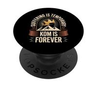Suffering Is Temporary KOM Is Forever Cycling Cyclist PopSockets Adhesive PopGrip