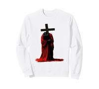 Suffering Messiah Art | Dark Christian Symbolic Design Sweatshirt